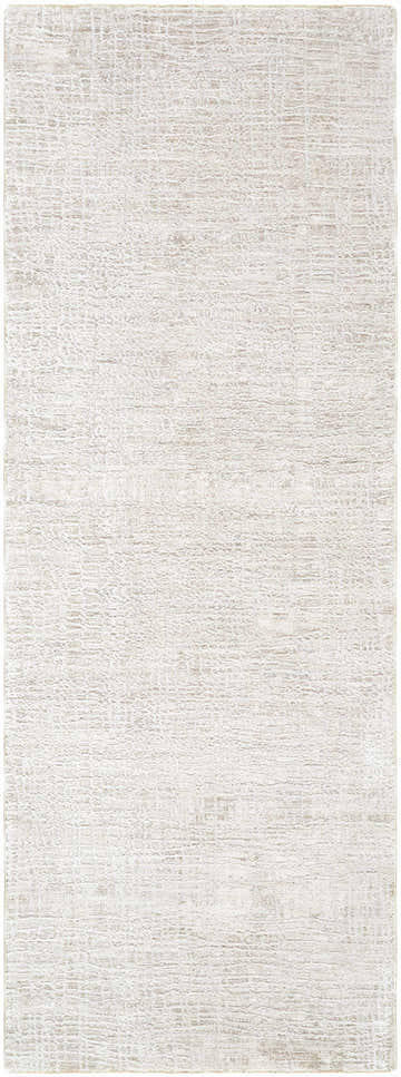 Close-up of the Axelia Charcoal Area Rug. Neutral colors, subtle Southwestern pattern, and soft texture. Design-Runner-2773