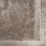 Sandbach Solid Light Gray Shag Rug