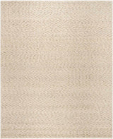 Penmaen Solid Cream Hand-Woven Wool Rug