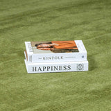 Brockton Solid Green Hand Loomed Wool Area Rug