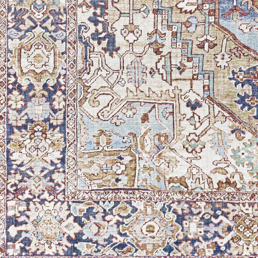 Sample Neyland Iris Olive & Brown Area Rug 2360