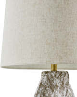 Photharam Dark Red Table Lamp