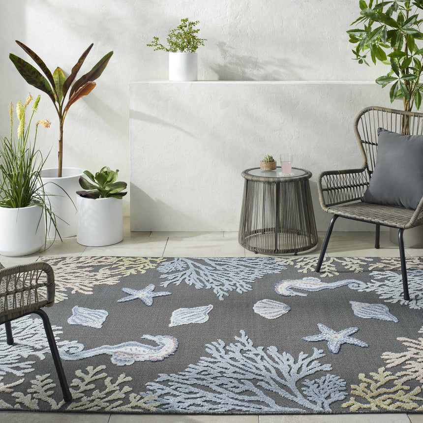 Sample Pasca Charcoal Area Rug - Clearance