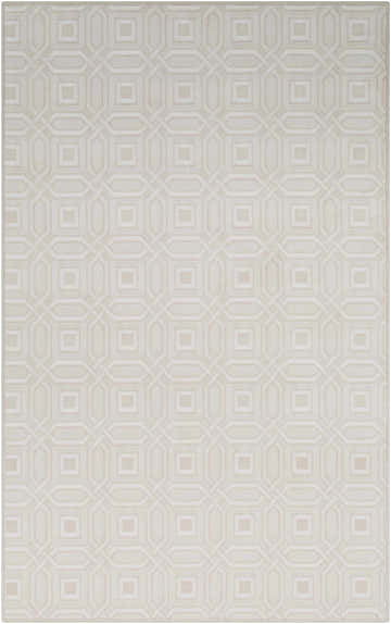 Patrick Off White Geometric Cut and Sew Custom Rug