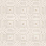 Patrick Beige Geometric Cut and Sew Custom Rug