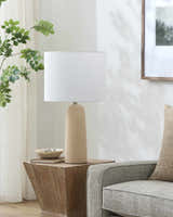 Wielsbeke Beige Table Lamp