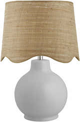 Vufua White Ceramic Table Lamp