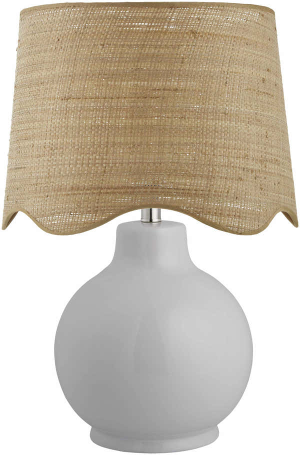 Vufua White Ceramic Table Lamp