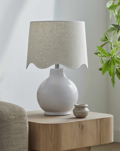 Pojezerje White & Wheat Table Lamp