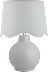 Jocii White Ceramic Table Lamp
