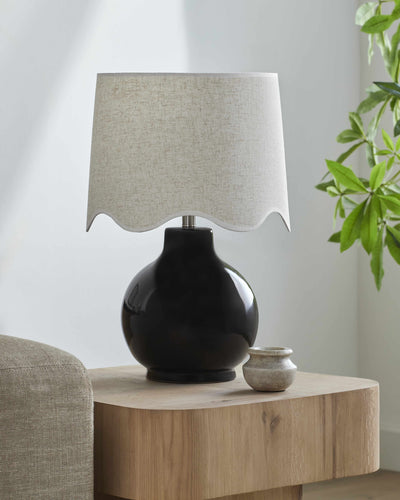 Pojezerje Black & Wheat Table Lamp