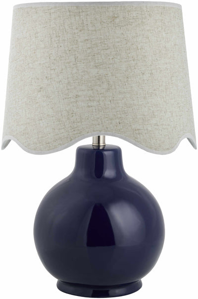 Pojezerje Navy & Wheat Table Lamp