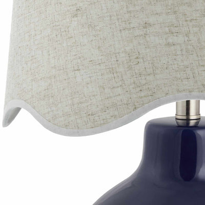 Pojezerje Navy & Wheat Table Lamp