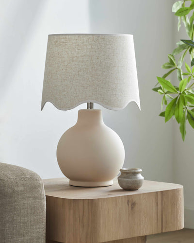 Pojezerje Cream & Wheat Table Lamp