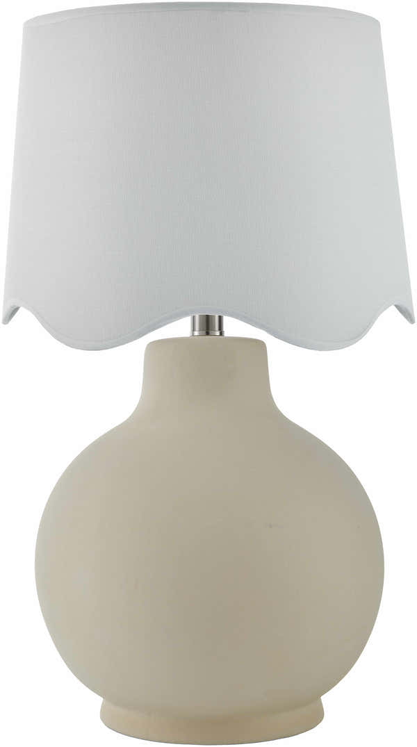 Pojezerje Cream & White Table Lamp