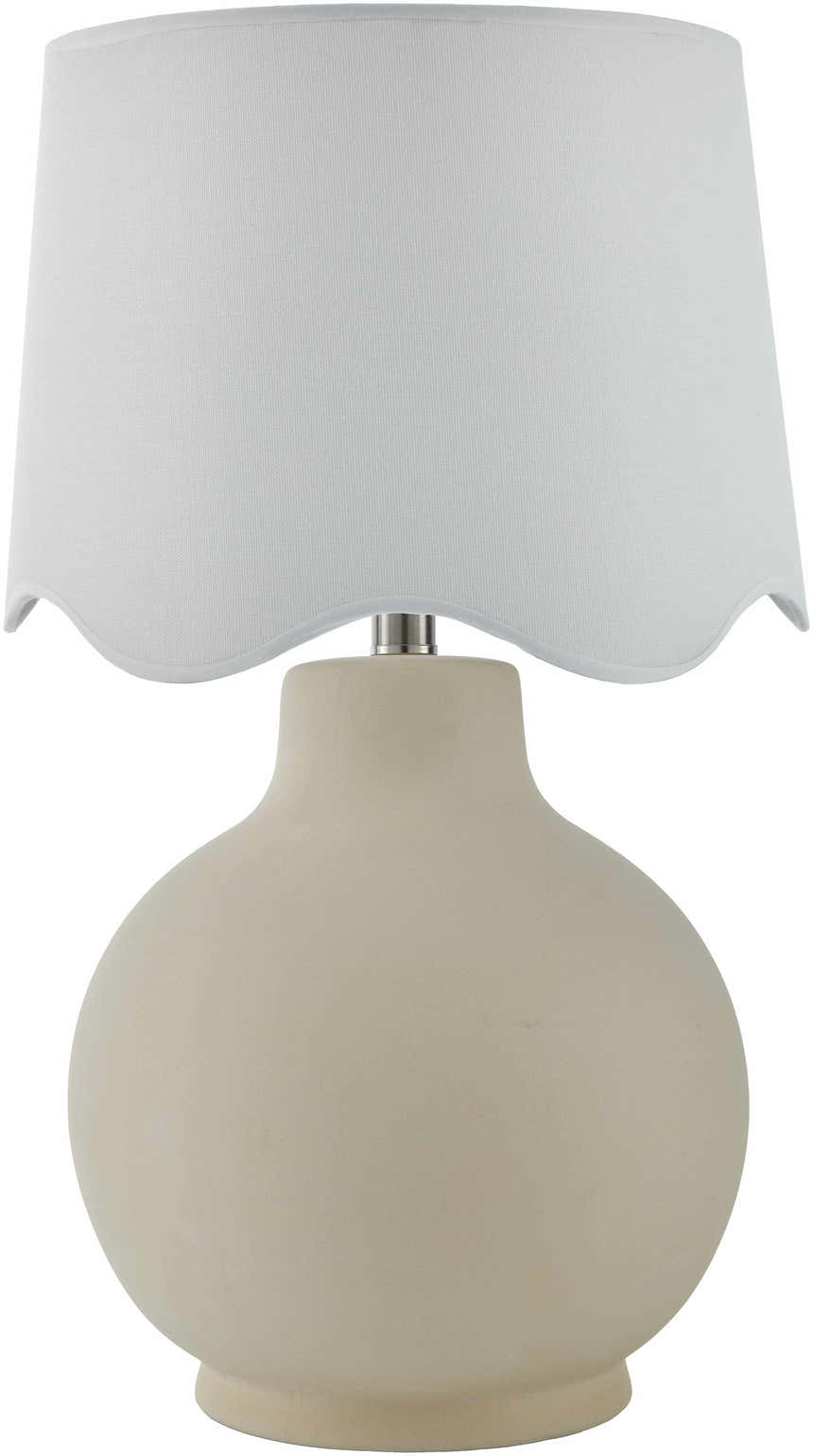 Pojezerje Cream & White Table Lamp