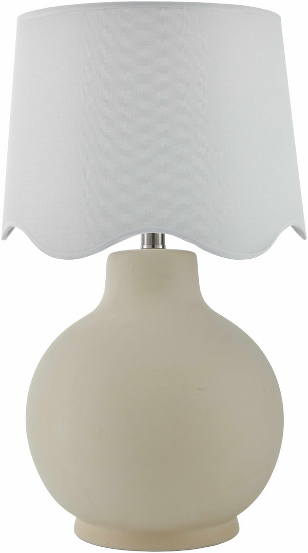 Pojezerje Cream & White Table Lamp