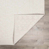 Plumtree 3D White Outdoor Rug