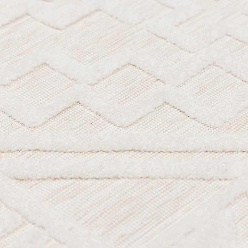 Plumtree 3D White Outdoor Rug