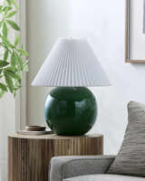 Policarpa Green Table Lamp