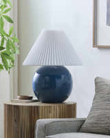Policarpa Blue Table Lamp