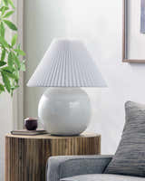Policarpa White Table Lamp
