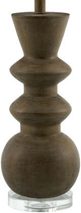Ploubezre Dark Brown Table Lamp
