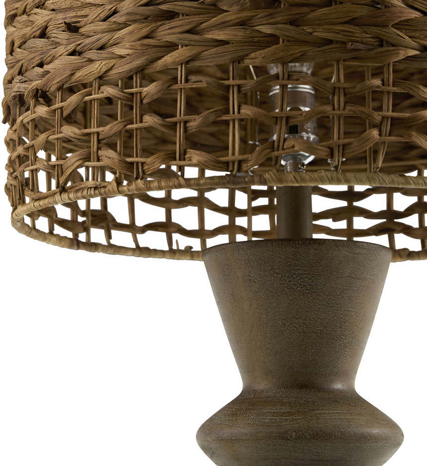 Ploubezre Dark Brown Table Lamp