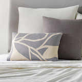 Pontevedra Neutral Abstract Accent Pillow - Clearance
