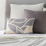 Pontevedra Neutral Abstract Accent Pillow - Clearance