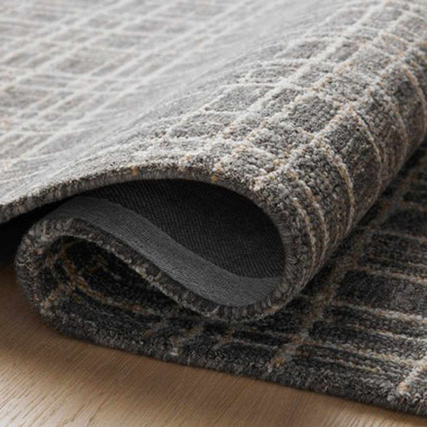 Loloi Polly POL-11 Graphite/Pebble Wool Rug