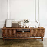 Acacia Elara TV Stand with Storage and Cable Management for TVs up to 80