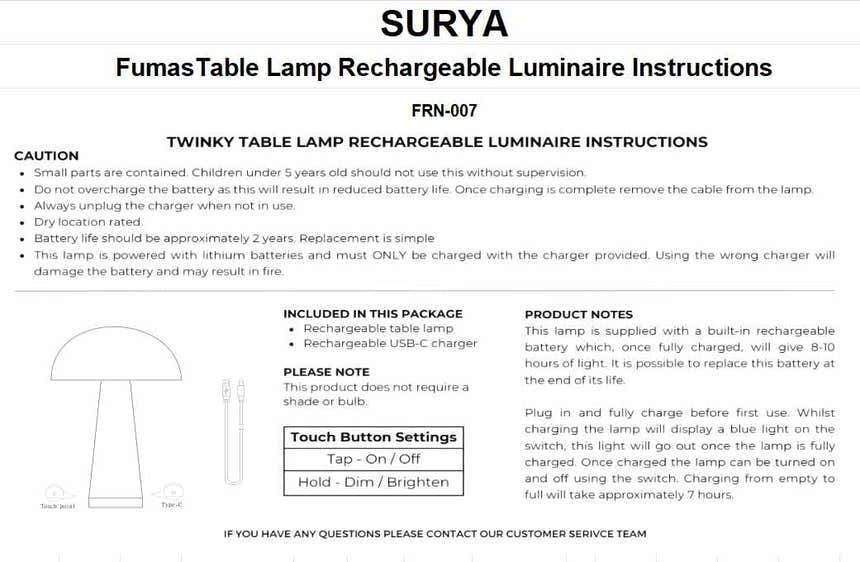 Pechbrunn Table Lamp
