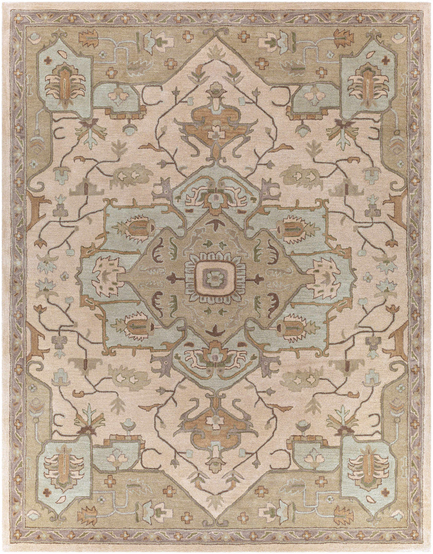 Made to Order Custom Size Broomfield Hand Tufted Sage 1143 Area Rug