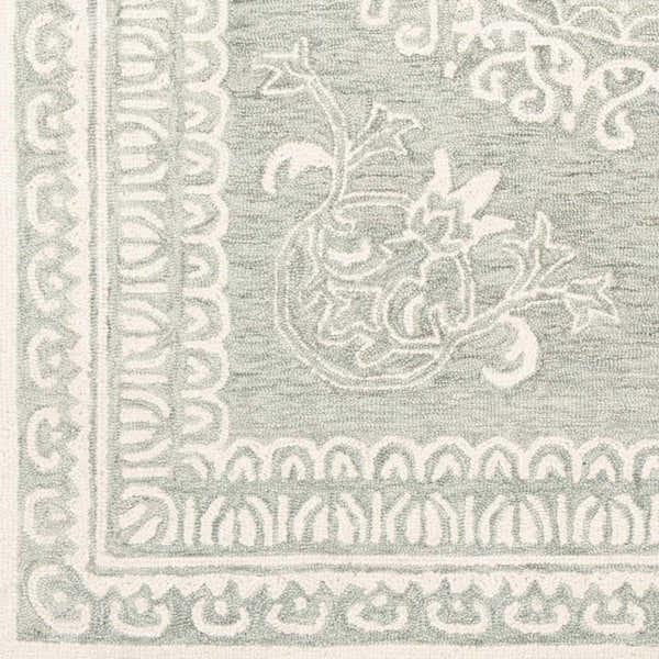 Sample Parson Ivory/Sage Wool Area Rug