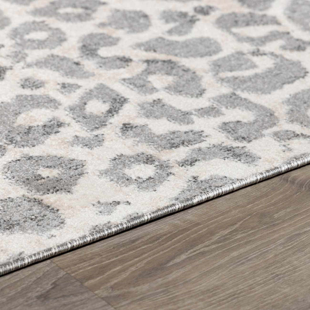 Beige Liversedge Leopard Print Area Rug – Boutique Rugs