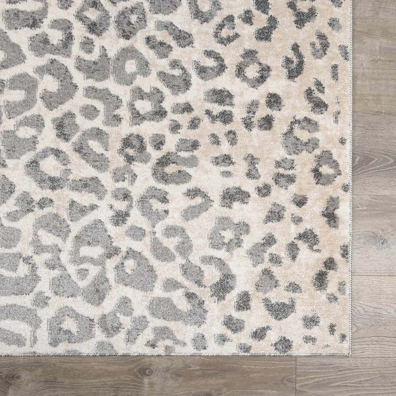 Beige Liversedge Leopard Print Area Rug – Boutique Rugs
