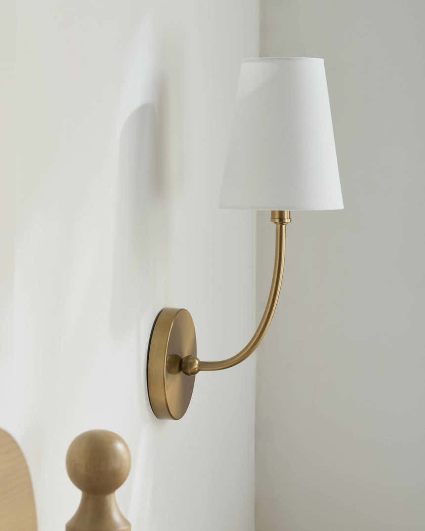 Pecineaga Metallic - Brass Wall Sconce