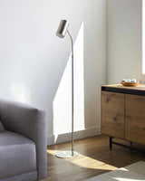 Pielavesi Silver Gray Floor Lamp