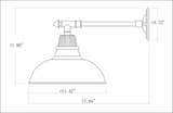 Palmariggi Black Outdoor Wall Sconce