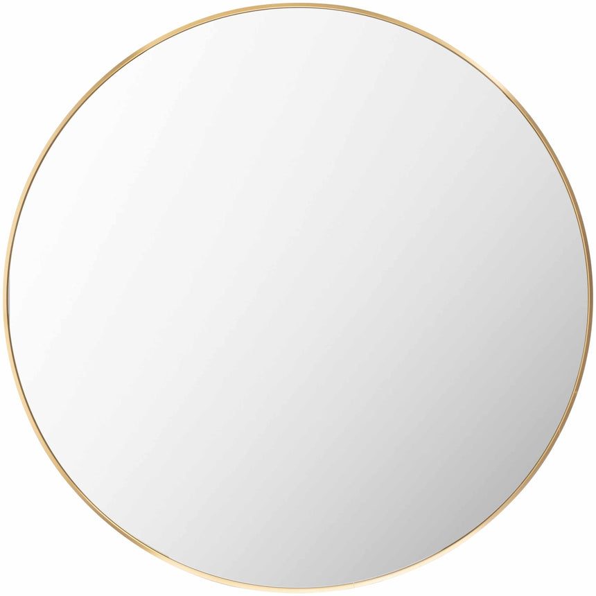 Pontalina Round Gold Mirror