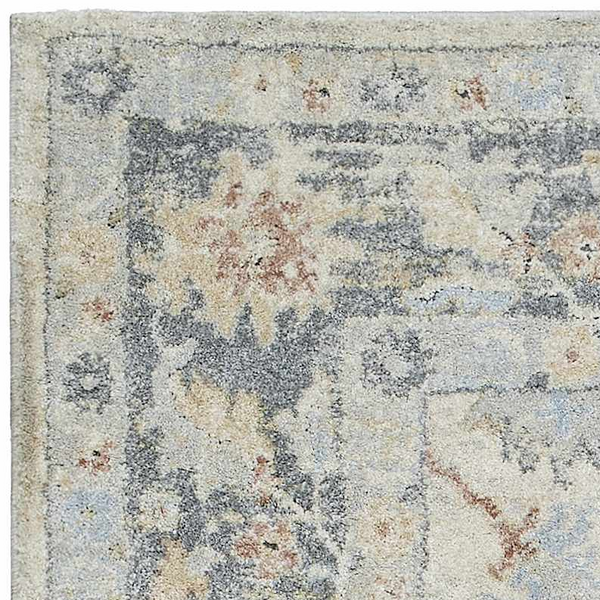 Sample Ahmaud Beige & Light Gray Thick Luxe Area Rug