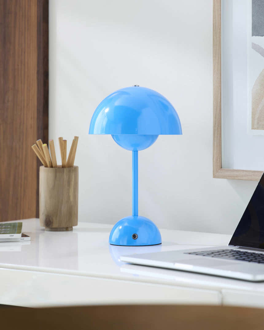 Peralillo Blue Table Lamp