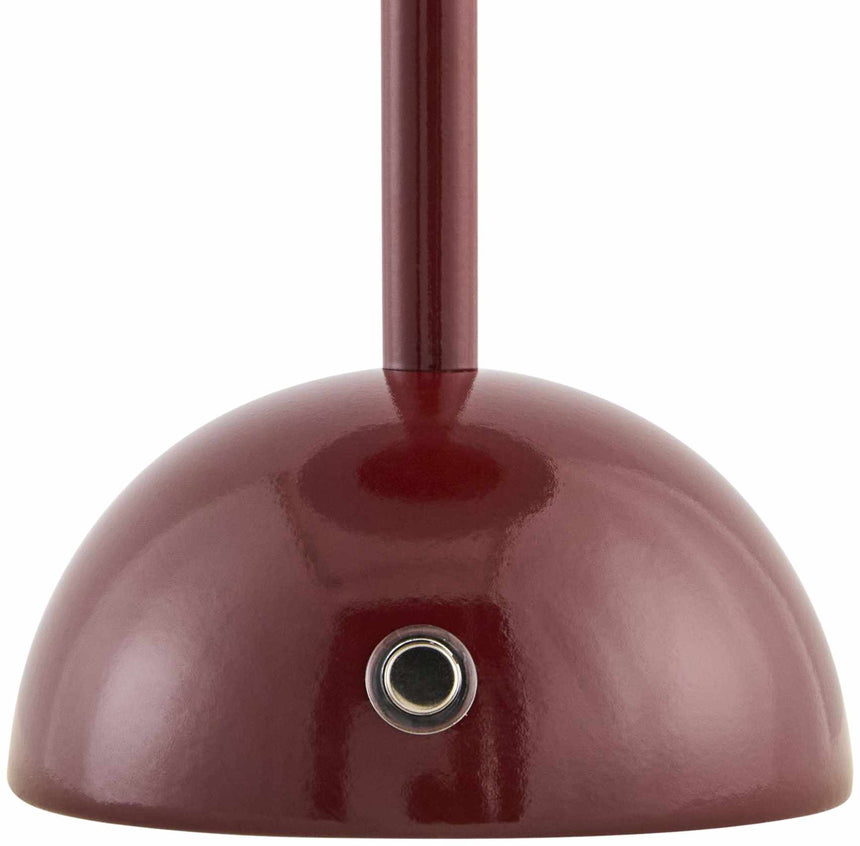 Peralillo Dark Red Table Lamp