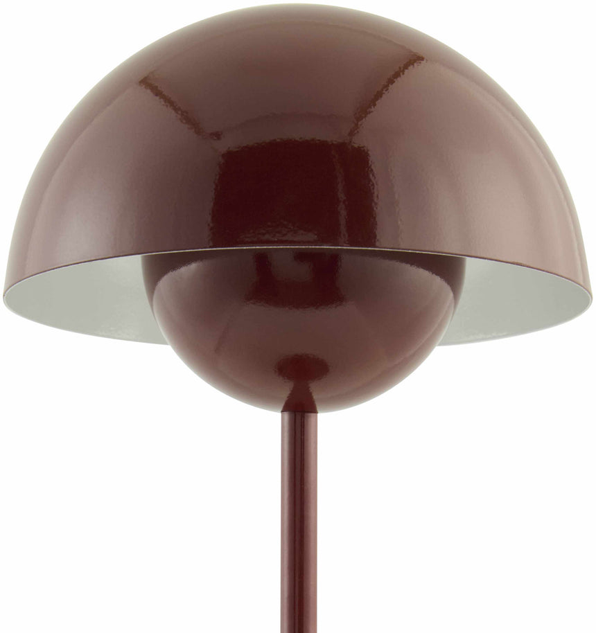 Peralillo Dark Red Table Lamp