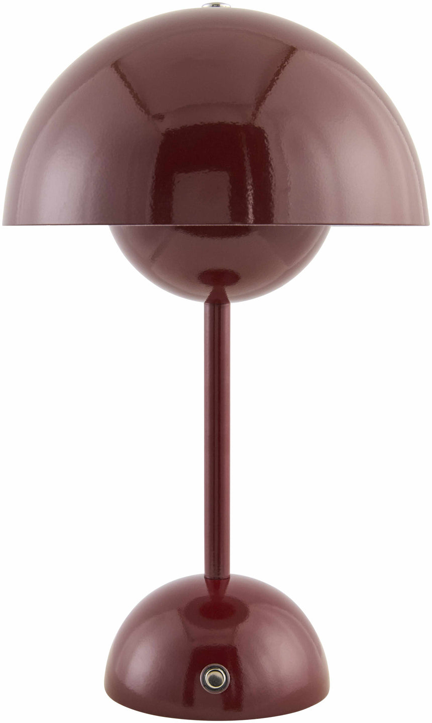 Peralillo Dark Red Table Lamp