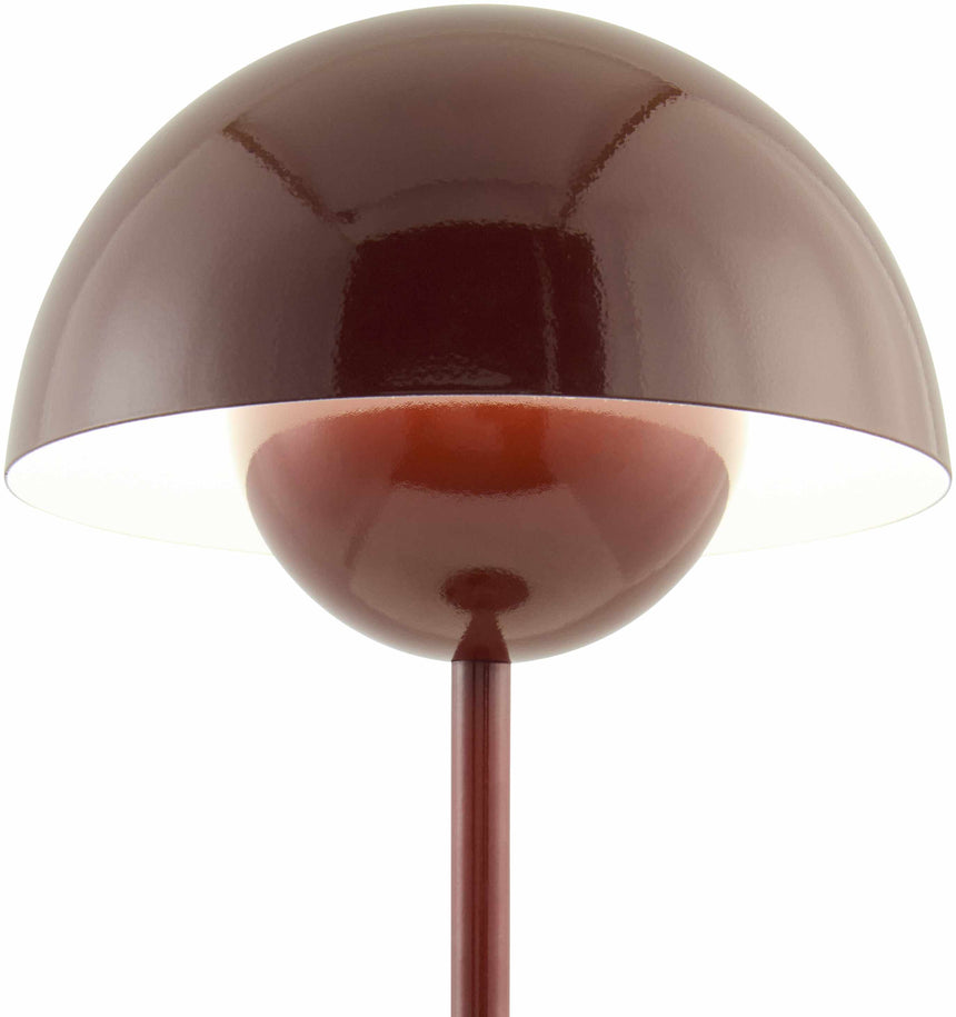Peralillo Dark Red Table Lamp