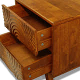 Acacia Harmony Nightstand with 2 Drawers