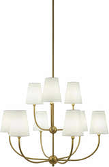 Fupeo Brass Modern Chandelier