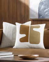 Althea White Throw Pillow